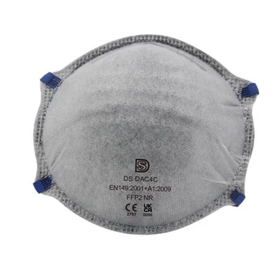 Máscara desechable de copa de polvo